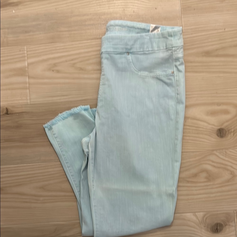 Chico's Soft Blue Ankle Jeans